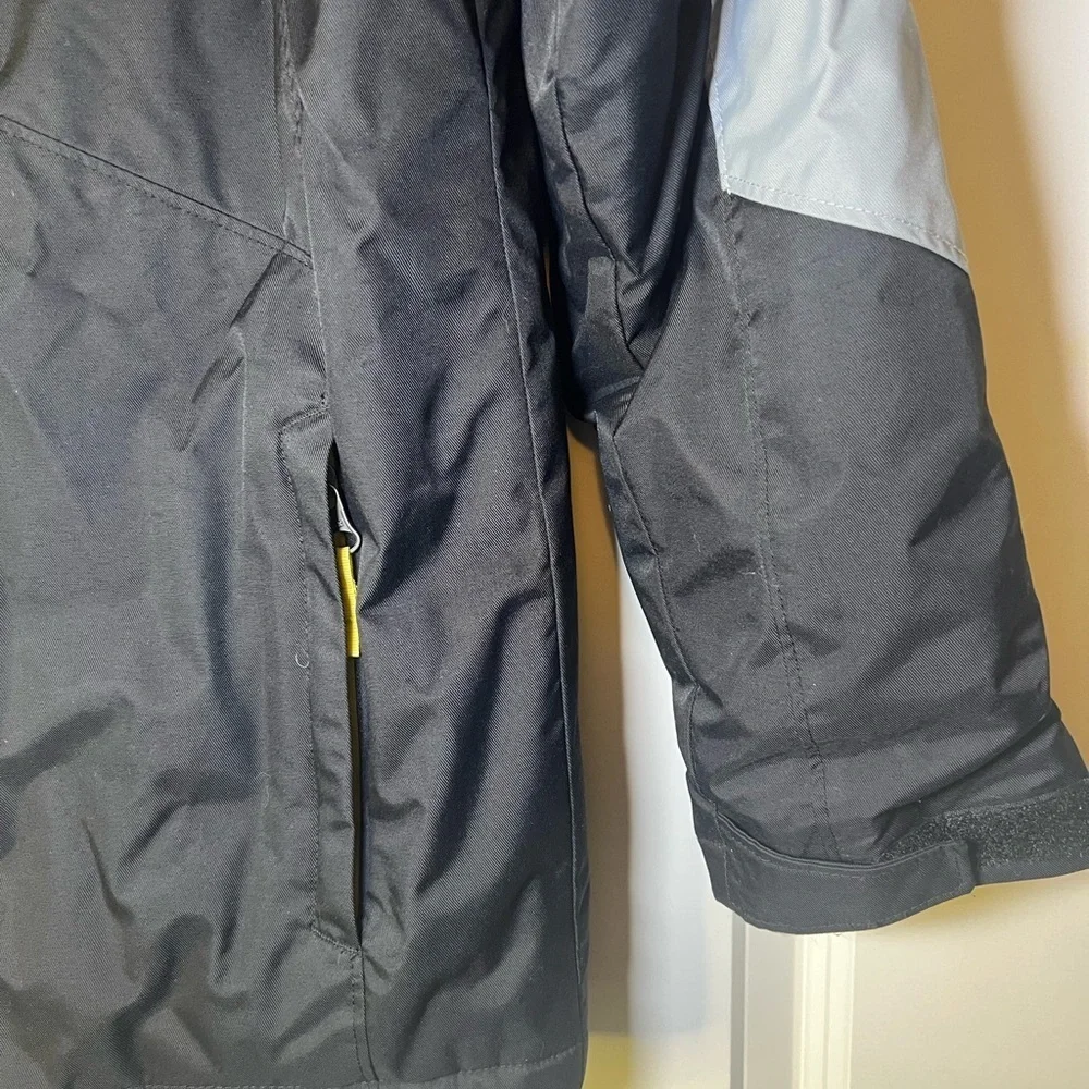 Columbia Kids' Black, Gray, and Yellow Winter Coat